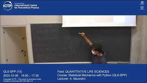 Statistical Physics with Python (QLS-SPP) Lecture 12
