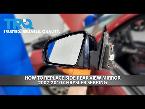 How to Replace Side Rear View Mirror 2007-2010 Chrysler Sebring