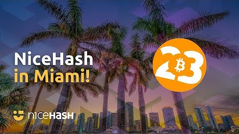 NiceHash Behind the Scenes at Bitcoin 2023 Miami!