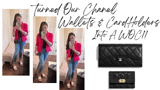 Turned Our Chanel Wallets & Card Holders Into A WOC!! 