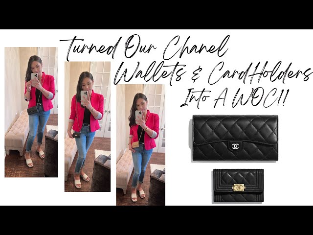 Turned Our Chanel Wallets & Card Holders Into A WOC!! 