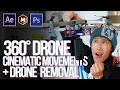 Invisible drone?! 😱 360 Cinematic Techniques + VR Drone Removal