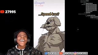 IShowSpeed Reacts To Talking Ben Anime For 3 Minutes