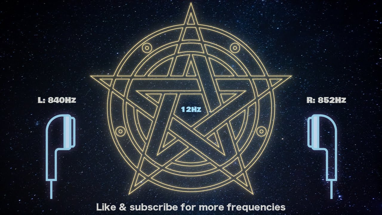 Alpha 12Hz Wave Solfeggio Frequency 852Hz for Focus & Creativity ...