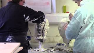 A Christine Baxter video "How to"  make a plaster waste mould