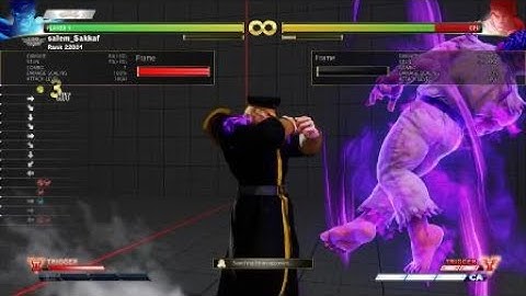 M.Bison vt2 trade combo with 3 frames