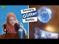 Sensory glitter bottle  noor kids crafters  diy for muslim kids