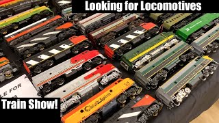 Train Show  Looking for Vintage Locomotives and Found Them!   Tour & Haul