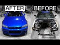 BUILDING A R34 SKYLINE body in MINUTES | Poor Man's GTR [EP15]