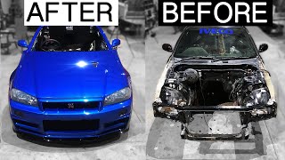 Building A R34 Skyline Body In Minutes Poor Mans Gtr Ep15