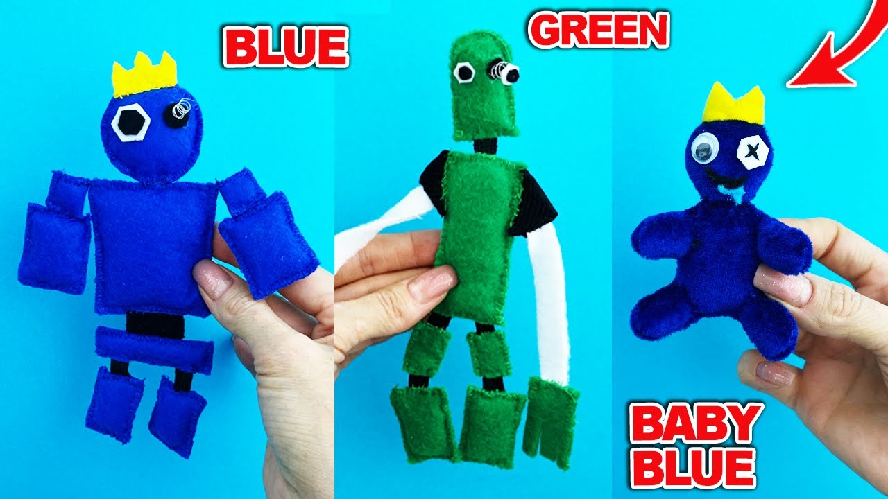 CRAZIEST DIY Rainbow Friends TOYS EVER!? (BLUE & GREEN PLUSH, MYSTERY  BOXES, & MORE!) 