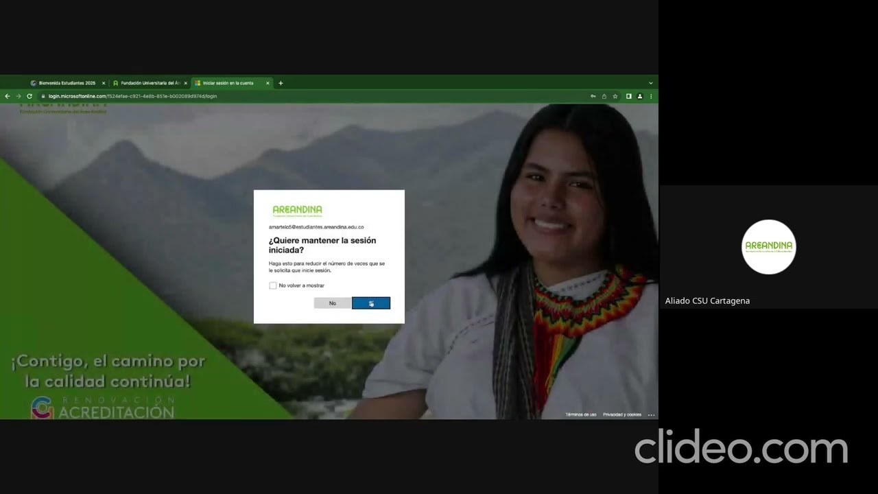 Tutorial plataforma Canvas AREANDINA