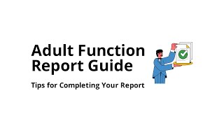 What Is an Adult Function Report and How to Answer It