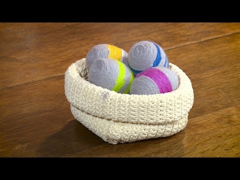 Uova decorate con la lana | Idee per Pasqua fai da te