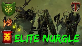 ELITE  NURGLE TIME! Nurgle vs Khorne - Total War Warhammer  3