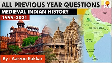 Medieval Indian History all  Previous Year SSC GK questions in one Video