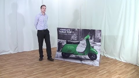 Mirage Display - Formulate Tabletop - Portable Exhibition Display