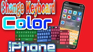 How to change keyboard style color on IPhone 2021 #019# screenshot 1