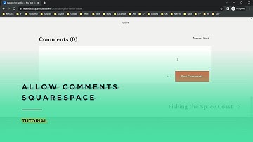 How to Allow Comments on Squarespace Blog