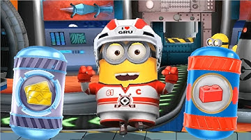Hockey Player Minion Rush open prize pods fullscreen gameplay walkthrough android ios