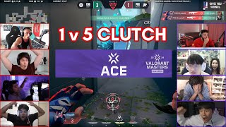 PRX f0rsakeN 1 vs 5 ACE 🆚 EDG | VCT MASTER MADRID 2024