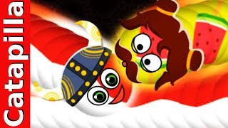 Wormate.io Gameplay Tiny Immortal Worm Trapping Biggest Worm