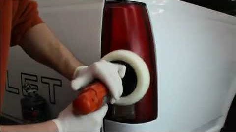 Tail light Restoration...How to Polish, Buff or Clean your Taillights