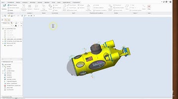 Submarine Animation Demo - PTC Creo 3.0