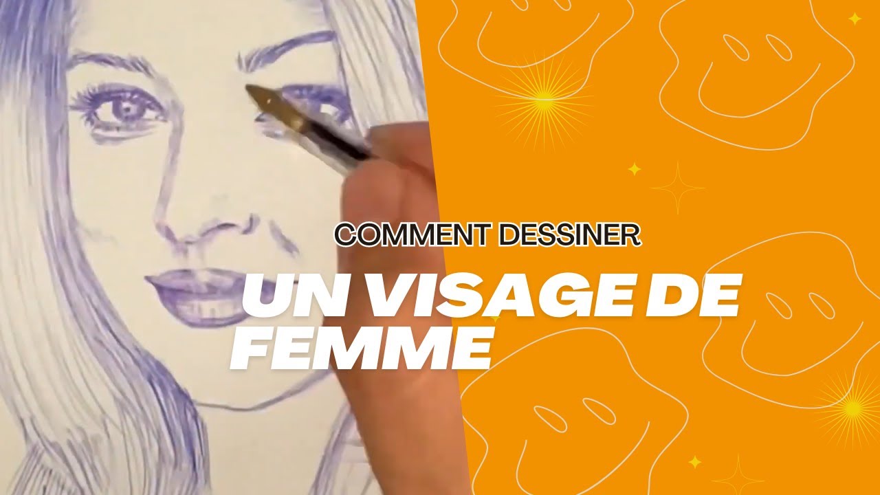 Apprendre a dessiner un visage de femme - YouTube