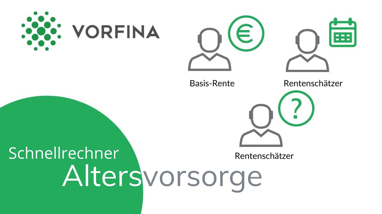 Schnellrechner Zur Altersvorsorge Youtube