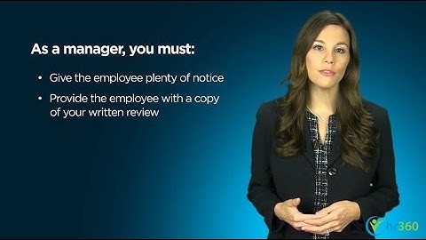 Delivering Performance Appraisals Part 4