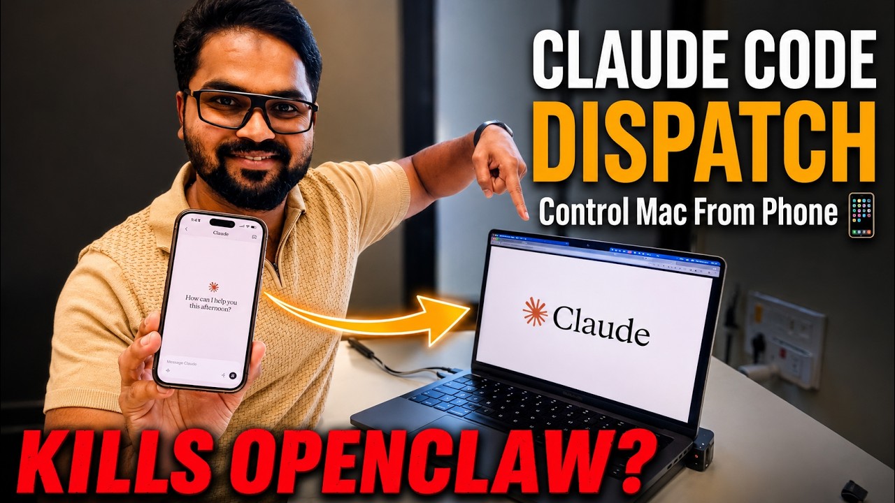 Claude Dispatch: Control Your Mac from iPhone (Better Than OpenClaw ...