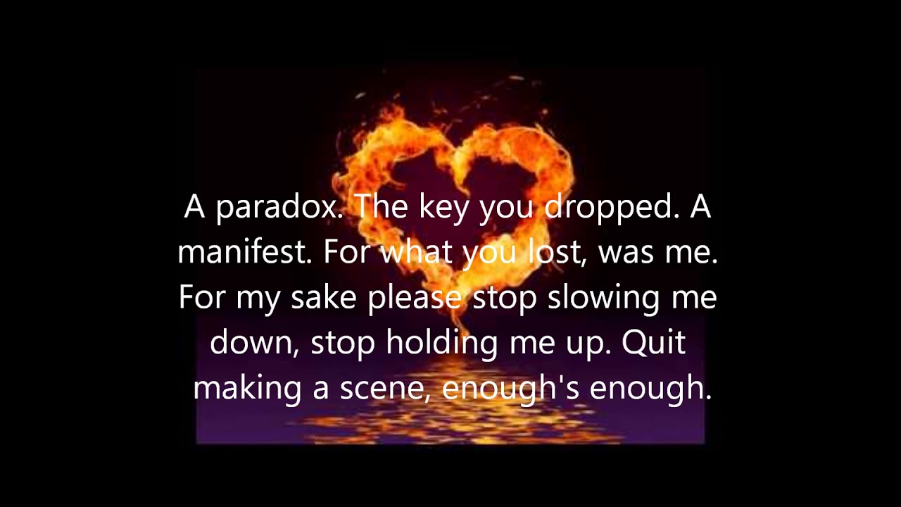 For My Sake Shinedown Lyric Video YouTube