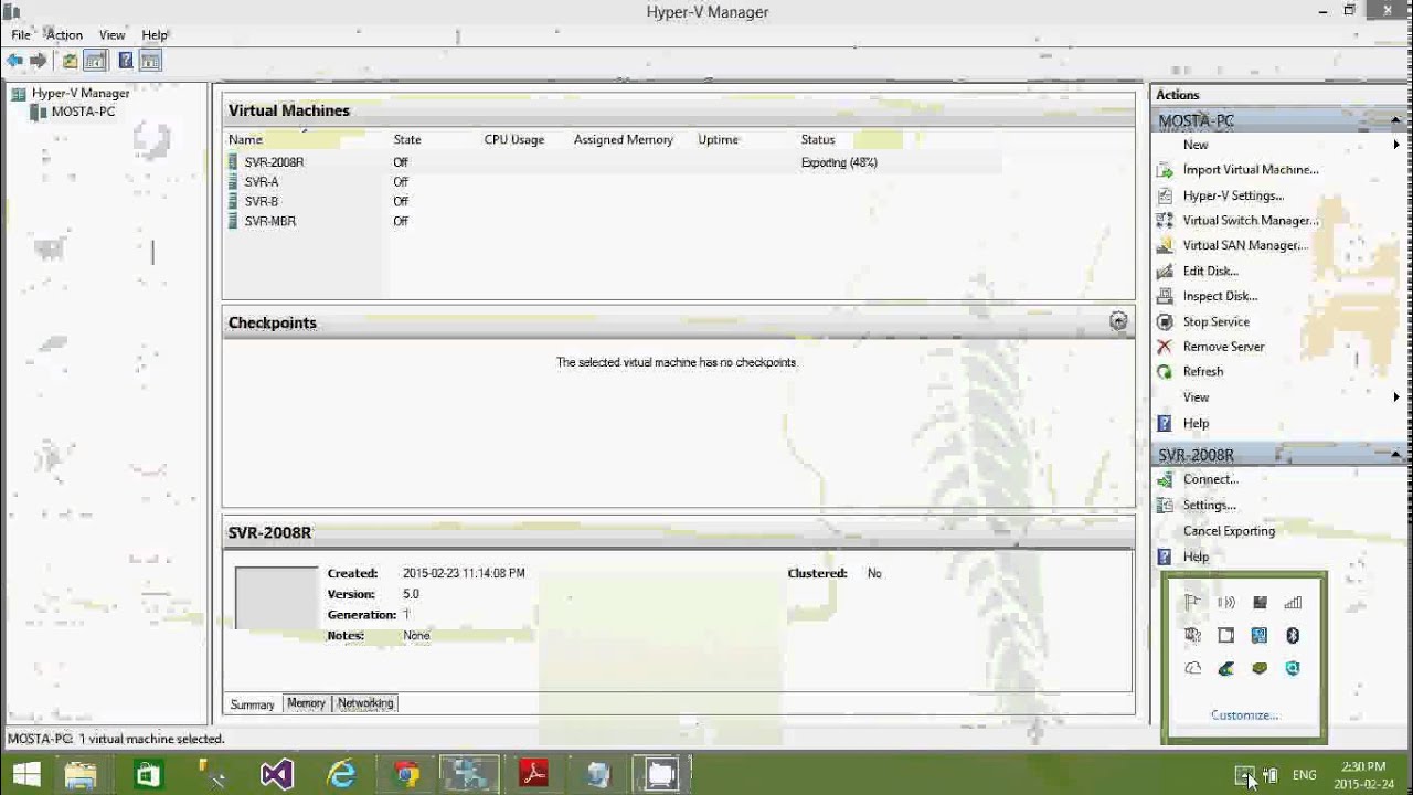 HyperV, Clone virtual machine YouTube