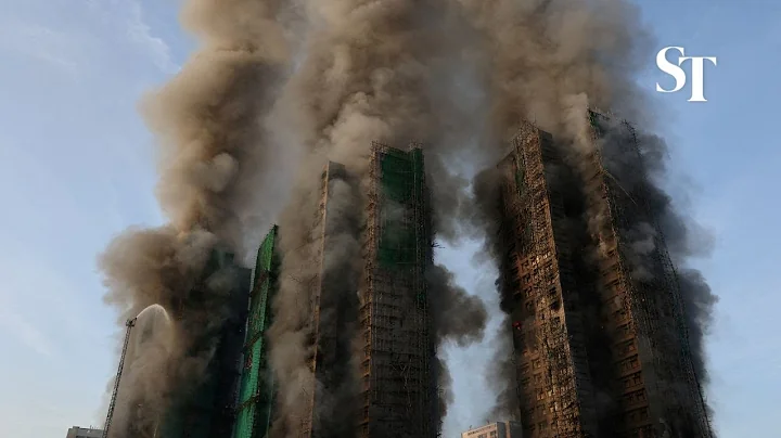 [TIMELAPSE] Hong Kong fire: Firefighters work overnight to put out blaze