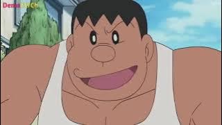 Doraemon bahasa Indonesia, otot besar yang terbuat dari tanah liat