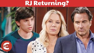 Bold and the Beautiful Spoilers: Rj's Homecoming - Brooke and Ridge's Son Coing Back?