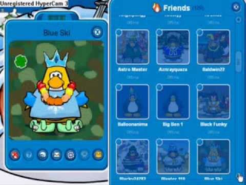 Snowey Shoes Friend List On Club Penguin