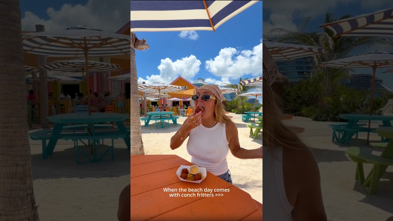 And they’re included & unlimited. 🤩#RoyalBeachClubParadiseIsland #cruise #bahamas #foodie