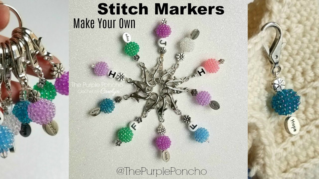 DIY Textured Metal Stitch Markers