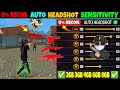 Free Fire Headshot Setting After Ob50 Update 2025⚡Best Sensitivity Settings ⚙️| Sensitivity Setting 