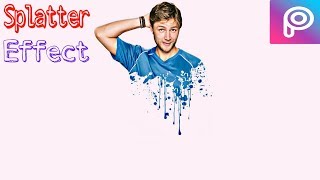 SPLATTER EFFECT PICSART | picsart editing tutorial 2018