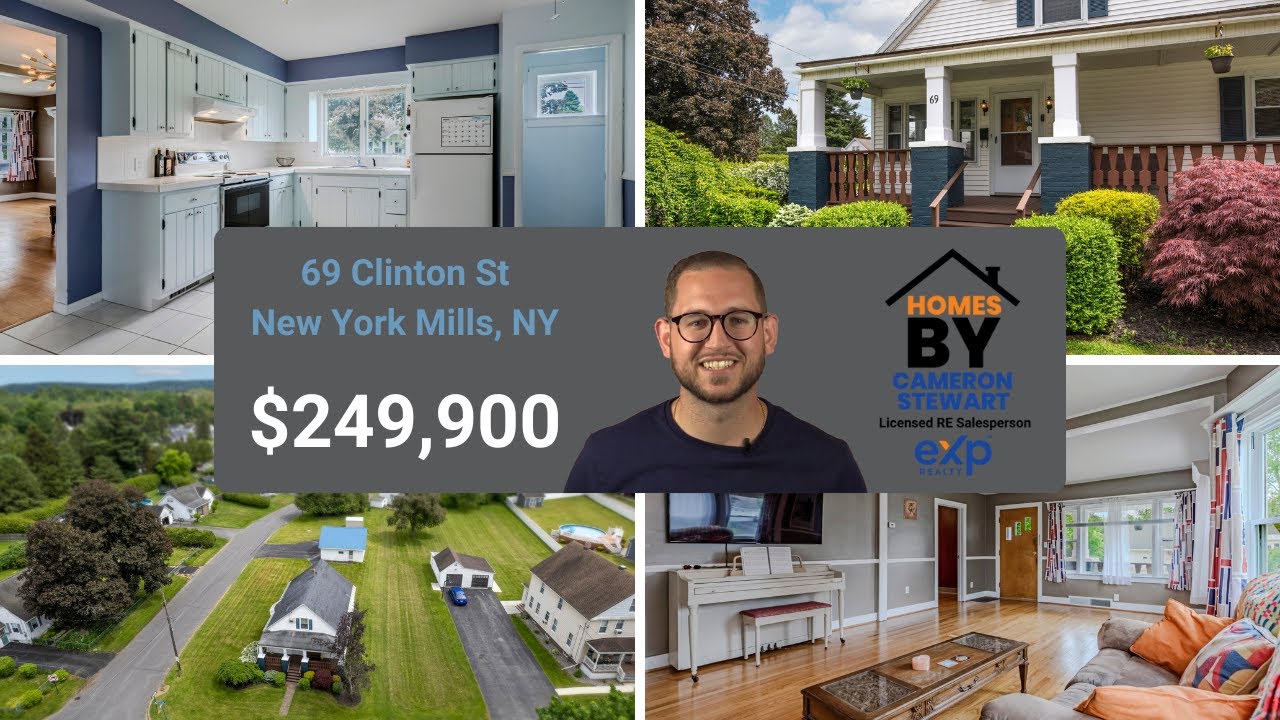 Inside This Spacious Corner Lot Home in New York Mills, NY | 4 Beds, 2 Baths, Private Suite & More!