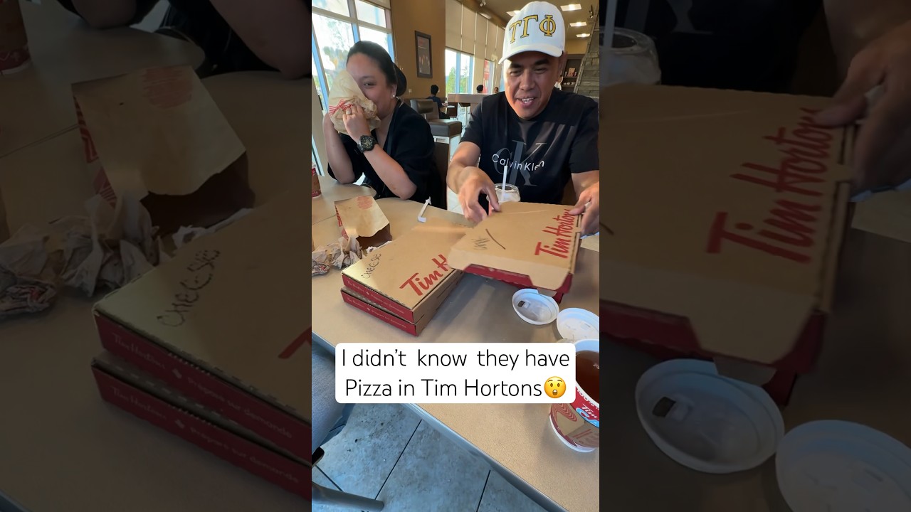 Tim Hortons pizza 