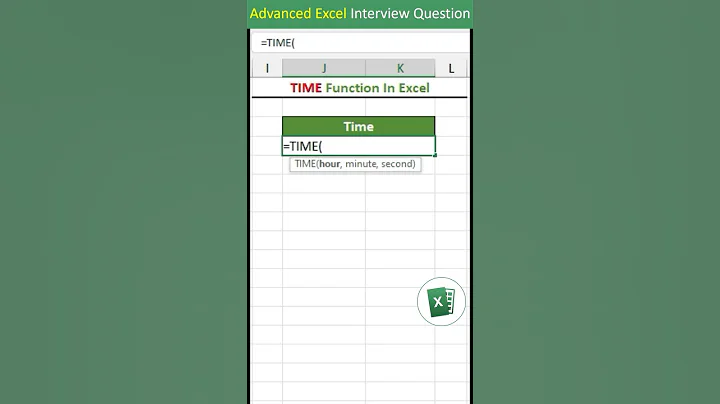 TIME function in excel | TIME formula in excel | excel interview questions excel tips & tricks