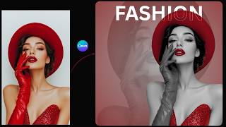 canva tutorial : how to make fashion poster design/ Canva tutorial for beginner.