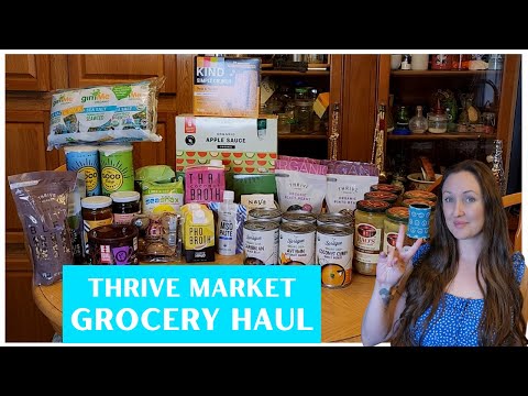 Grocery Haul | Thrive Market  2022 | Unsponsored | Coupon Code