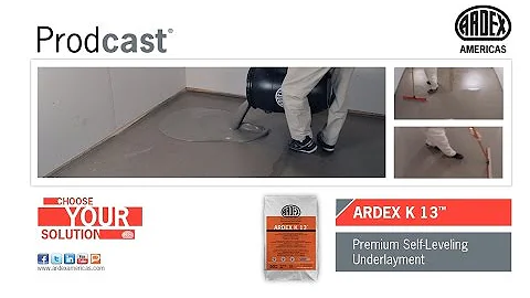 ARDEX K 13™ Choose Dual Water - Prodcast®