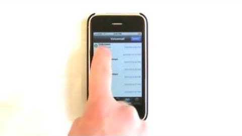 Google Voice Mobile iPhone App - Voicemail