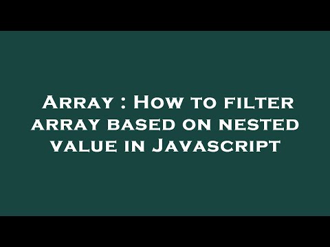 Array : How